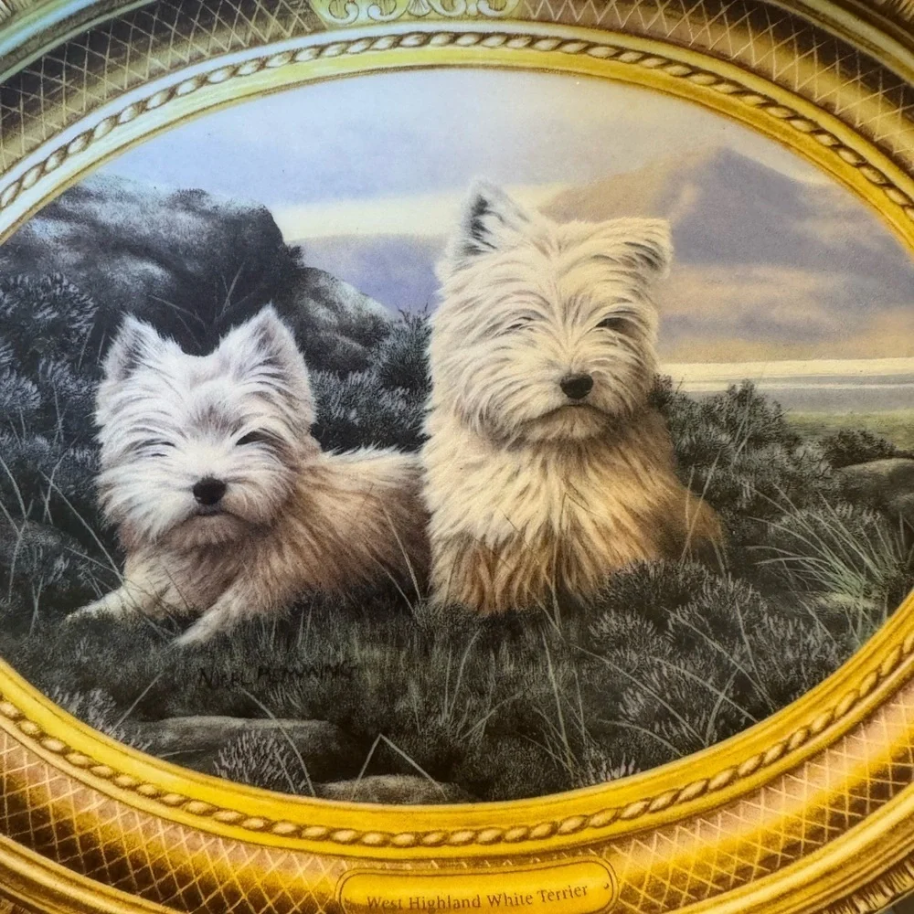 The Franklin Mint Plate “In The Heather” by Nigel Hemming Limited Edition EUC